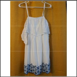 Francesca's summer cold -shoulder dress